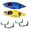 Raxgo Kayak Storage Rack, Indoor & Outdoor Kayak Storage Hooks with Adjustable Lenght - 2 Pair RGWMKR2PK - alternate 1